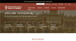 Desktop Screenshot of pgsa.org